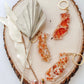 Resin wildflower California keychain