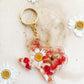 Resin wildflower state keychain