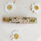 Resin dried floral custom hair clip