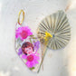 Golden Girls wildflower keychain