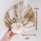 Dried floral wall hanging