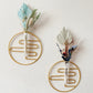 Dried floral mini bouquet wall hanging