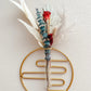 Dried floral mini bouquet wall hanging