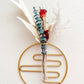 Dried floral mini bouquet wall hanging