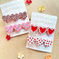 Heart hair clip set of 2