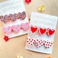 Heart hair clip set of 2